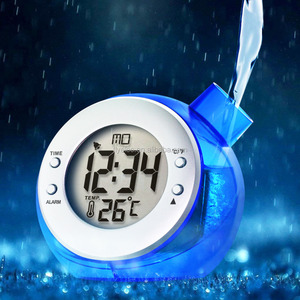 Horloges thermomètres multifonctions numériques à énergie hydraulique, nouveauté promotionnelle 2024 - Product Image 3