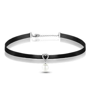 BAGREER SCN070 Ultimi Disegni Di Gioielli Moda Grande Collana Del Choker Collo di Cuoio Dichiarazione Con Zircone - Product Image 1