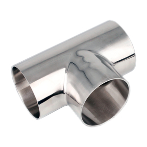 Bán nóng vệ sinh thép không gỉ <span class=keywords><strong>SS</strong></span> <span class=keywords><strong>304</strong></span> 316L cấp thực phẩm Hàn ngắn <span class=keywords><strong>TEE</strong></span> 3 cách lắp ống mới loại t bằng và giảm <span class=keywords><strong>Tee</strong></span> - Product Image 1