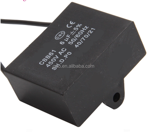 ODOELEC 6uf <span class=keywords><strong>450vac</strong></span> 40/70/21 <span class=keywords><strong>50</strong></span>/<span class=keywords><strong>60hz</strong></span> <span class=keywords><strong>cbb61</strong></span> ventilateur condensateur - Product Image 1
