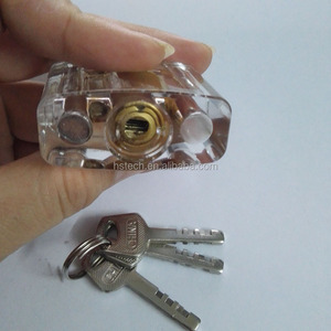 डिस्क प्रकार ताला अभ्यास प्रशिक्षण ताला पारदर्शी कटअवे के अंदर देखने ताला लेने उपकरण - Product Image 2