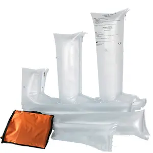 Juego de férula de aire de primeros auxilios, 6 piezas, PVC, inflable, vacío de emergencia, rotura de hueso, inmovilización, férula - Product Image 1