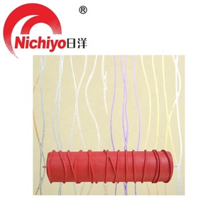 <strong>Uk</strong> DIY Pattern Decor Embossed Paint Roller Sleeve <strong>Wall</strong> Texture <strong>Stencil</strong> Roller Brush - Product Image 1