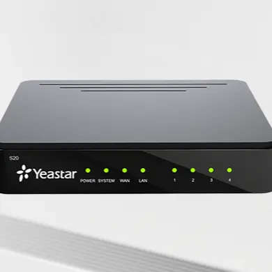 Hingga 4 FXS/FXO/BRI Port 1 GSM/3G/4G Channel Yeastar IP PBX S20