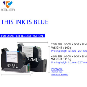 Mực In Phun Nhiệt 2.5 Máy In Phun Cầm Tay Hộp Mực Đen Khô Nhanh Cho H6 H7 Hộp Mực Trắng 2586K - Product Image 3