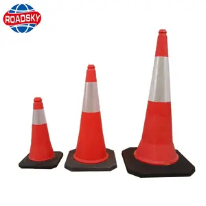 Street Safety Tall PE Cones Traffic