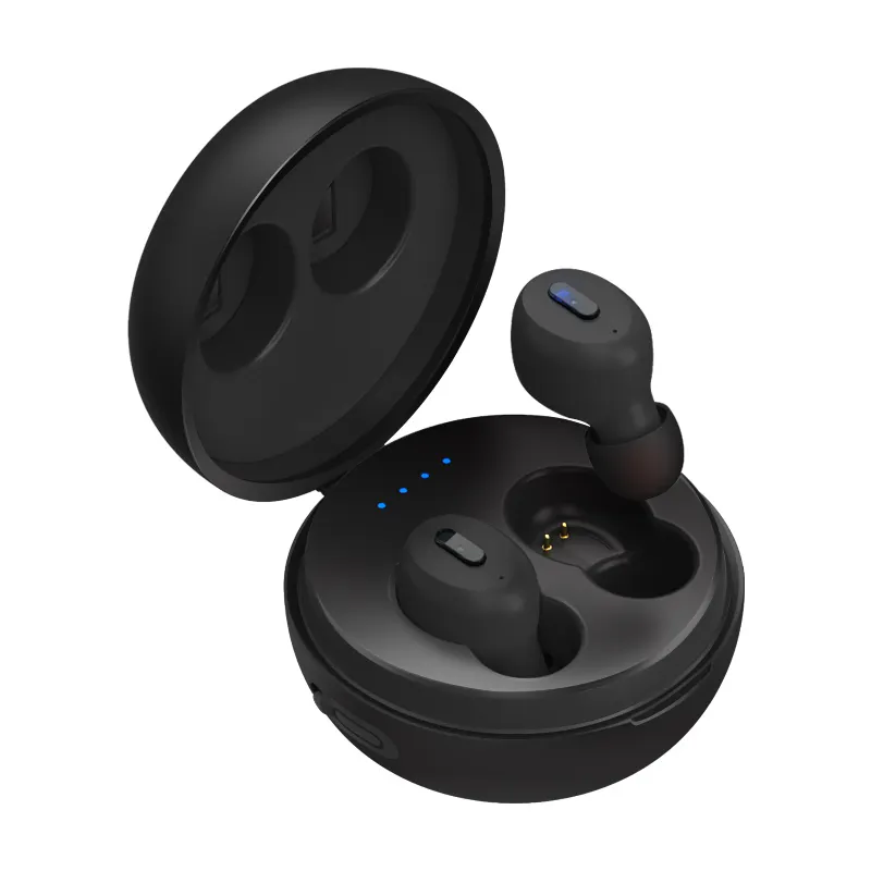 Auriculares IPX8 impermeables con Bluetooth 5,0, auriculares inalámbricos con estuche de carga de 600mah, auriculares de sonido Premium para correr y Deporte