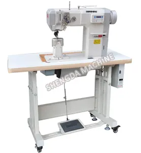 SD-9920HL double needle heavy duty roller sewing machine price of shoe making machine shoe upper sewing machine