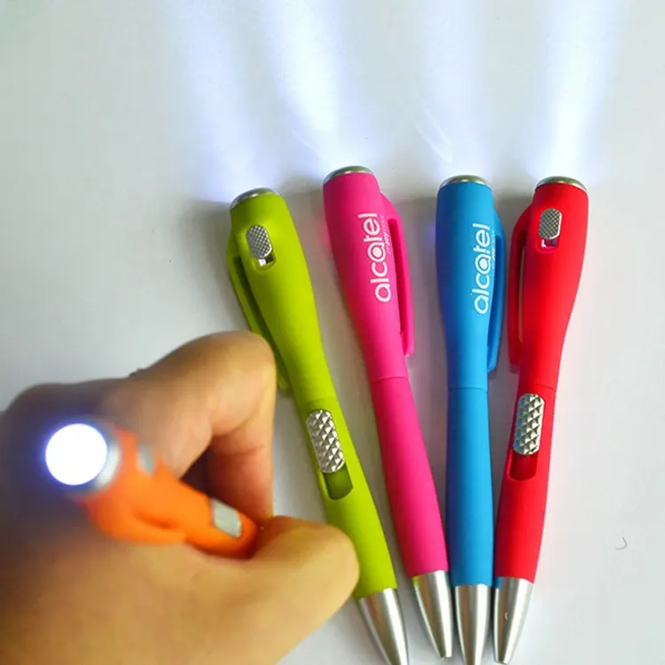 ยางสำเร็จรูปพลาสติกโปรโมชั่นปากกา LED,ปากกาไฟฉาย,โลโก้ Ballpen