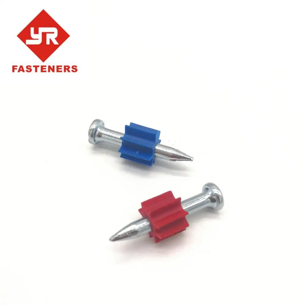 China factory PD power actuated fastener nail with red flute