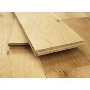 6 “x 3/4” 宽木板白色橡木硬木地板