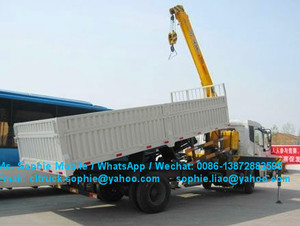 סין oem מפעל clw 4 x2 JA-C <span class=keywords><strong>3</strong></span>-5t לטעינה חול נייד טיפר דיפר משאית מרוכוב מיני מטען טנדר מנוף לבנים למכירה - Product Image 3
