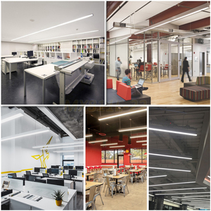 Chất lượng cao 2ft 25w tuyến tính hiện đại ánh sáng mặt dây chuyền trong nhà đèn trần treo phụ kiện ánh sáng - Product Image 6