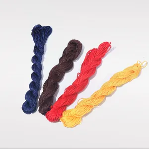 26 Mét (85 Feet) /Bó Chuỗi Hạt Nylon 1 Mm Hoặc Dây Thắt Nút, Các Loại Nhiều Màu