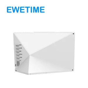 EWETIME RF 433MHz Digital Wireless Wetter vorhersage Station Clock Square Moderne Küchen uhr Radio Under counter mit Bluetooth