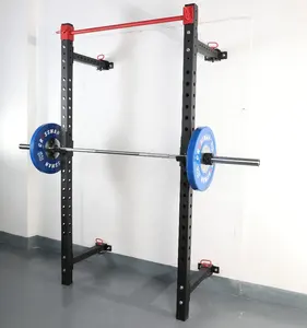 Ginásio ajustável Agachamento Barbell Fitness Stand Ferramentas Suporte Power Rack