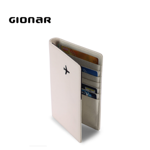 Luxury High End <strong>Mens</strong> Unique Black Leather Travel Wallet Slim <strong>Passport</strong> <strong>Holder</strong> - Product Image 3