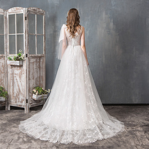 2019 <strong>Vintage</strong> Lace <strong>Boho</strong> <strong>Wedding</strong> <strong>Dresses</strong> Outdoor Plus Size Beach <strong>Wedding</strong> Gowns Bridal <strong>Dresses</strong> - Product Image 3