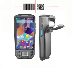 NFC Finger abdruck RFID tragbares QR-Code-Empfangs gerät Android Thermo drucker Drucker 58mm Barcode Barcode Handheld-Terminal