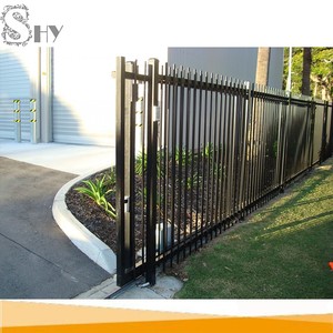 Porte coulissante principale en <span class=keywords><strong>fer</strong></span> <span class=keywords><strong>forgé</strong></span> avec moteur électrique - Product Image 6