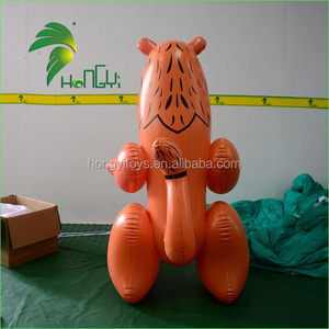 Hongyi Levensechte Grappige Zitten Aangepaste Sex Speelgoed Tijger Ballon, Giant Opblaasbare Tijger - Product Image 4