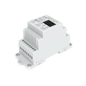 S1-DR 100-240V DMX512至交流三端双向可控硅转换器DMX解码器DMX接收器LED调光器控制器