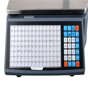 RLS1000 인쇄기 소규모 바코드 전자 가늠자 슈퍼마켓 가늠자 - Product Image 2