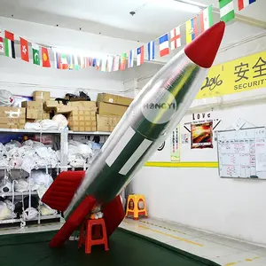 Custom Giant Inflatable Rocket Advertising Plastic Inflatable Missile