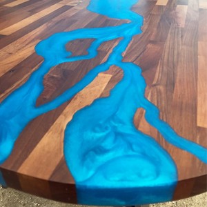 Muebles de epoxi de mesa de madera de resina epoxi claro adhesivo pegamento AB - Product Image 2