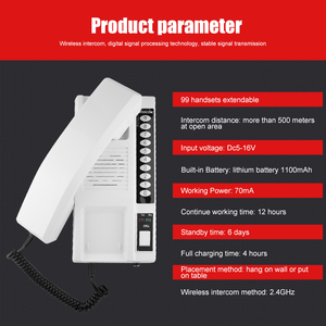 Tùy chỉnh cửa không dây liên lạc cho văn phòng & khách sạn hỗ trợ ngoài trời multi-nhà với ODM OEM tùy chọn & logo tùy biến - Product Image 3