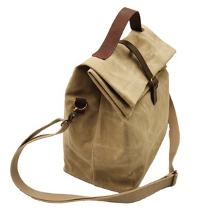 Custom Friendly Recycled <strong>Insulated</strong> Thermal Foldable Office <strong>Adult</strong> Ice <strong>Bags</strong> Oversized Food Cooler Handbag Waxed Canvas <strong>Lunch</strong> <strong>Bags</strong> - Product Image 5