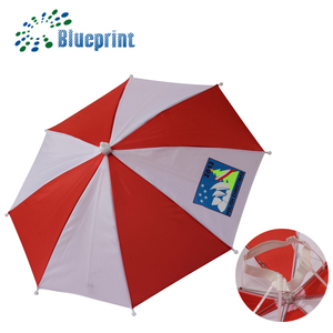 2018 nouvelles inventions personnalisé petit <span class=keywords><strong>parapluie</strong></span> chapeau - Product Image 2