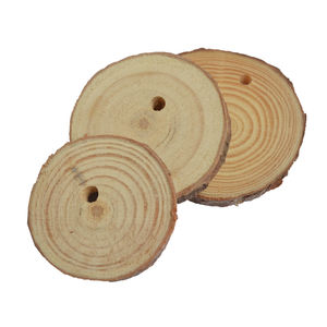 อาลี<span class=keywords><strong>บา</strong></span><span class=keywords><strong>บา</strong></span> เอ็กซ์เพรส ของตกแต่งผนัง DIY วงกลม/วงรี/ทรงกลม งานฝีมือไม้ธรรมชาติแบบยังไม่เสร็จ - Product Image 1