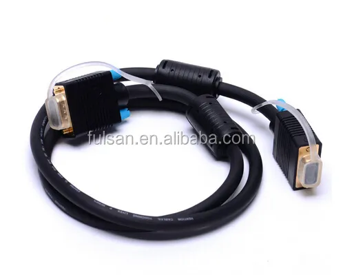 كابل تجهيز مرئي كامل HD 15Pin M/M لجهاز العرض CRT شاشات الكريستال السائل شاشة LED