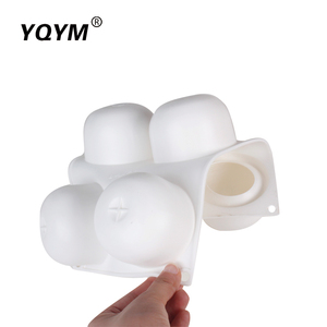 Yqym molde de sobremesa de cavidade 6, laranja, frutas, pastelaria francesa, produto comestível, confeitaria, silicone - Product Image 2