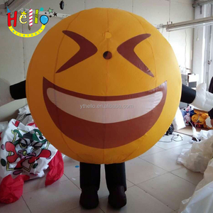 Emote Sad Happy Megamorph-Disfraz inflable para adulto, disfraz de bola inflable - Product Image 6