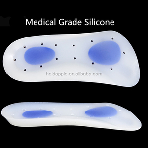 Semelles en silicone, soutien de la voûte plantaire, inserts orthopédiques en silicone pour chaussures, talonnettes, 3/4, soulagement de la douleur, fasciite plantaire - Product Image 5