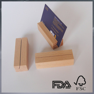 Custom Display Stand Wooden <strong>Name</strong> Card <strong>Holder</strong> Place Card <strong>Holder</strong> <strong>Table</strong> Number <strong>Holder</strong> - Product Image 2