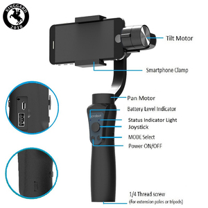 Stabilisateur de caméra à 3 axes <span class=keywords><strong>Hohem</strong></span> Pro 4, petit stabilisateur de caméra pour Osmo Action et autres caméras d'action - Product Image 4
