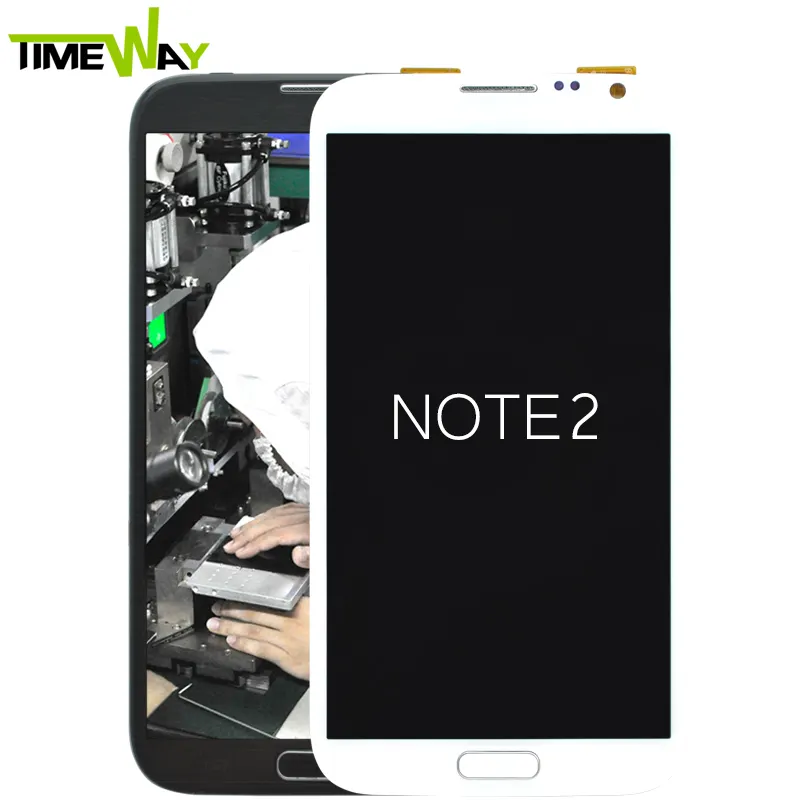 Bán buôn màn hình cảm ứng digitizer hiển thị lcd đối với samsung galaxy note 2 N7100 N7105 màn hình lcd cảm ứng