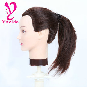 Tête de mannequin/<span class=keywords><strong>naturel</strong></span> tête de formation de <span class=keywords><strong>cheveux</strong></span>/coiffure mannequin poupée - Product Image 1