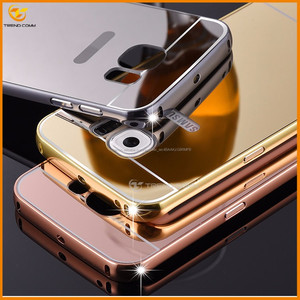 Pour <span class=keywords><strong>samsung</strong></span> <span class=keywords><strong>galaxy</strong></span> <span class=keywords><strong>s7</strong></span> bord miroir retour plaque en plastique cas - Product Image 3