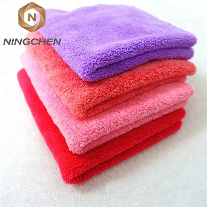Coral Fleece Fabric 80% Cotton 20% Polyester 30X50 Microfiber Car Polishing  Drying Towels - Buy Coral Fleece Fabric 80% Cotton 20% Polyester 30X50  Microfiber Car Polishing Drying Towels Product on