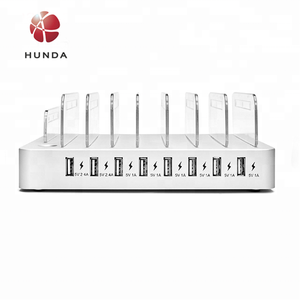 Leory — Station de charge avec support, Station de recharge USB 8 ports pour plusieurs appareils avec smarttech - Product Image 6