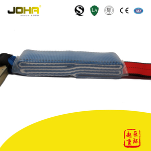 Cuerda de Seguridad con Doble Gancho y Amortiguador de Impactos <span class=keywords><strong>JOHA</strong></span>, Poliéster de Alta Tenacidad 25KN, Certificación CE, 45mm, para Trabajo, Posicionamiento, Rescate y Escalada en Roca - Product Image 5