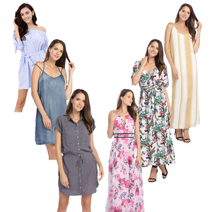 Abito da camicia alla moda da donna con bottoni senza maniche morbido Plaid per le vacanze - Product Image 6