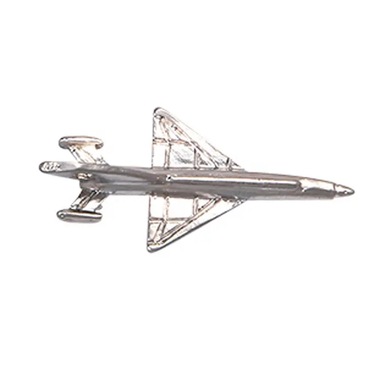 Özel toptan ucuz tasarım uçak modelleme metal pin rozetleri