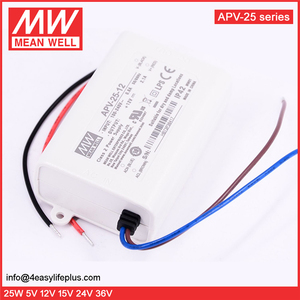 Meanwell <span class=keywords><strong>12V</strong></span> 2A Alimentation LED <span class=keywords><strong>25W</strong></span> A MENÉ Le Conducteur APV-25-12 - Product Image 4