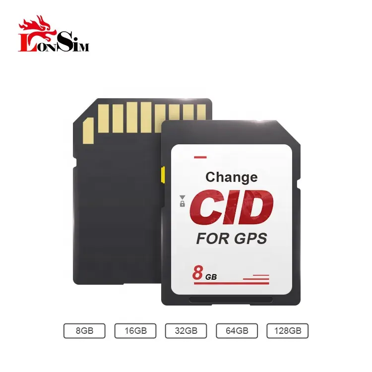 write custom changeable CID car navigation gps 8gb 16gb 32gb change memory cid sd card