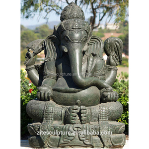 손으로 대형 대리석 Lord Ganesha <span class=keywords><strong>Ganesh</strong></span> 발리 석상 - Product Image 2